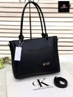 Black stylish shop bag